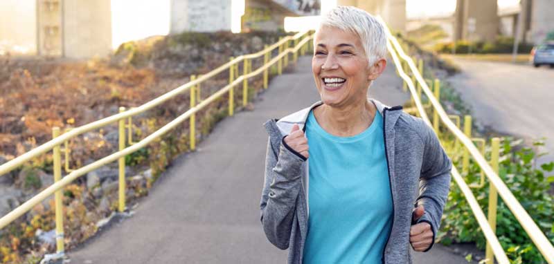 healthy aged woman los angeles